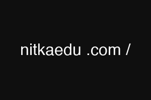 nitkaedu .com /