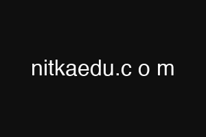 nitkaedu.c o m