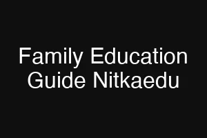 Family Education Guide Nitkaedu